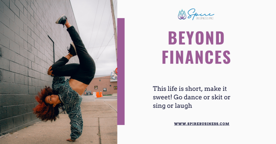 woman enjoying life beyond finances