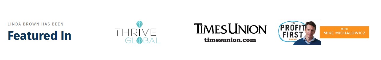 Linda was featured in TimesUnion, ThriveGlobal and ProfitFirst